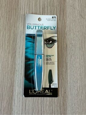 Maybelline Voluminous Butterfly Mascara in Black with Teal Packaging